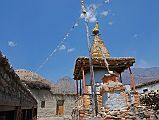 Mustang 03 03-2 Ghemi Chorten I strolled around Ghemi, once again enjoying the colourful chortens.